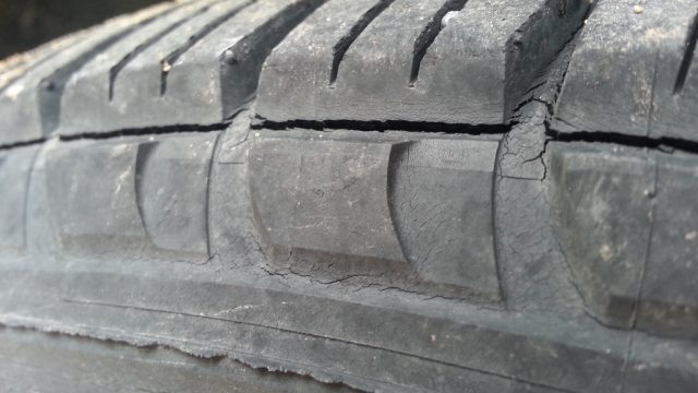 Auto Tire Sidewall Cracks